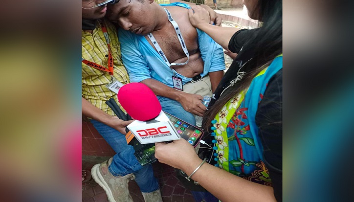 বিএনপি কর্মীদের হামলায় বেশ কয়েকজন সংবাদকর্মী আহত